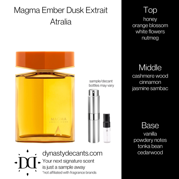 Magma Ember Dusk Extrait by Atralia | Fragrance Sample | Decant