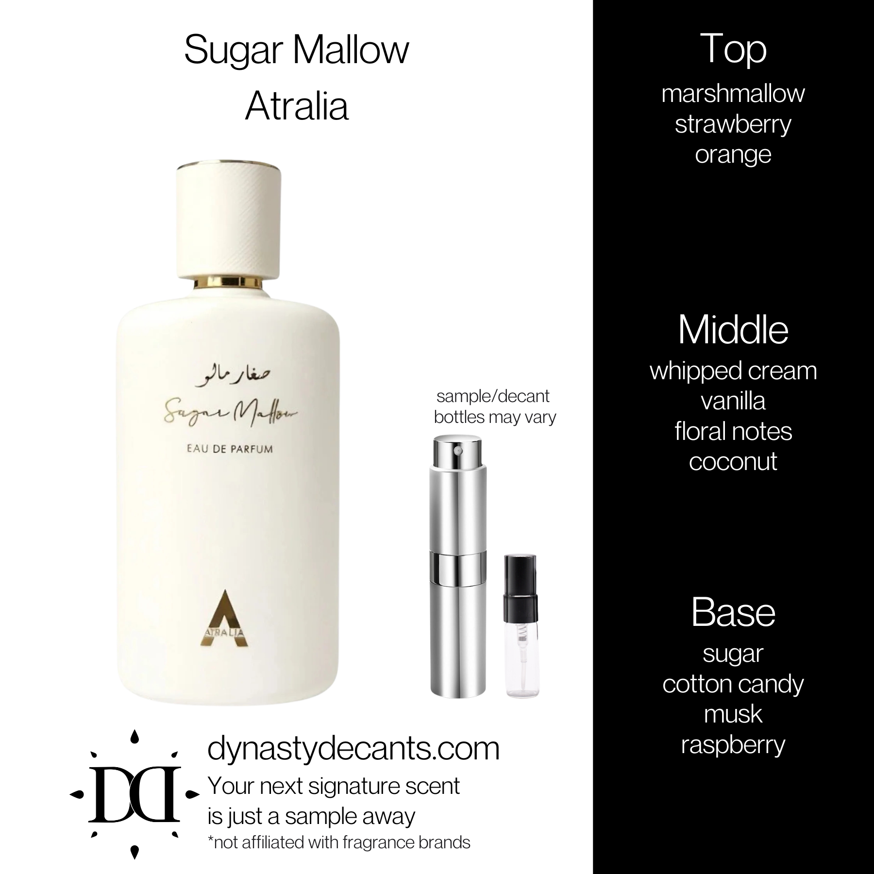 Sugar Mallow by Atralia | Fragrance Sample | Decant