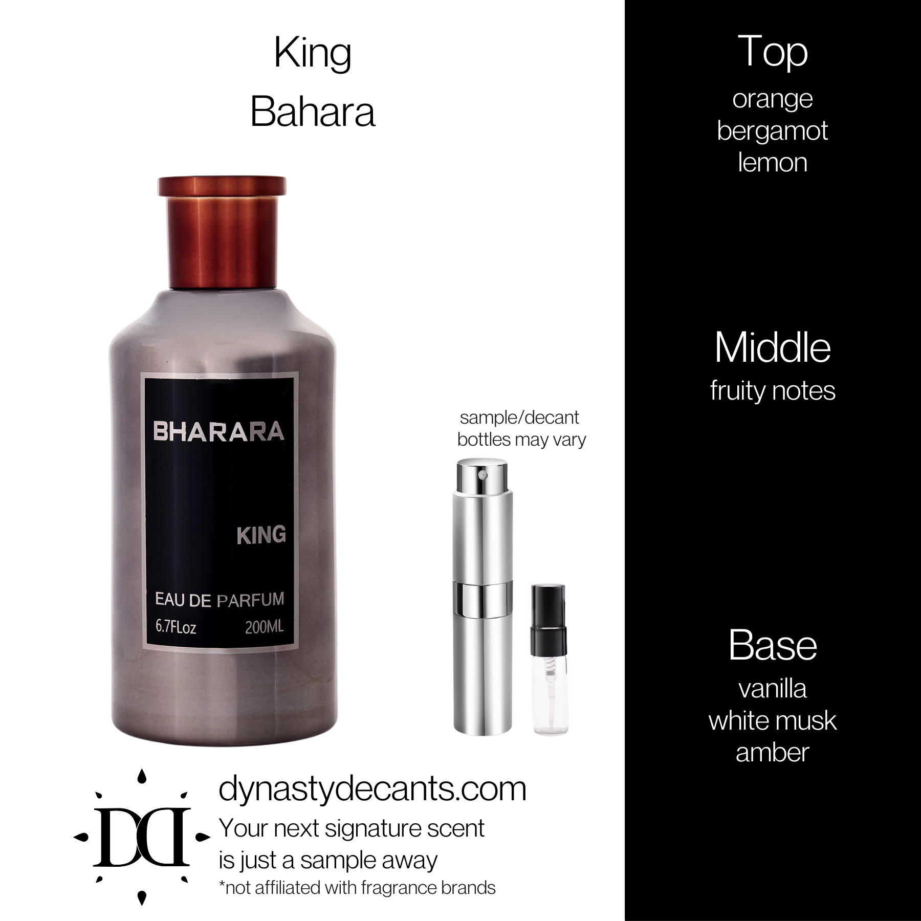 King by Bharara | Fragrance Sample | Decant