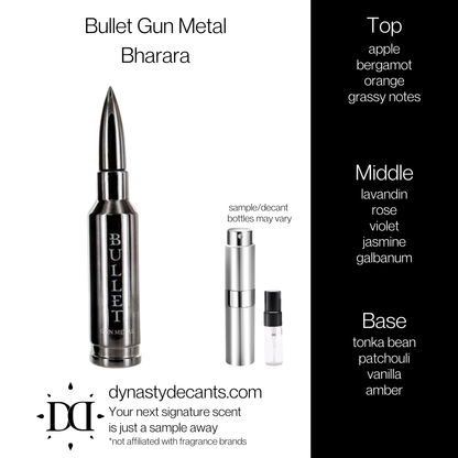 Bullet Gun Metal by Bharara | Fragrance Sample | Decant