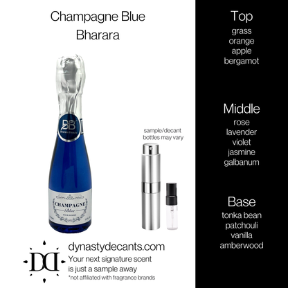 Champagne Blue by Bharara | Fragrance Sample | Decant