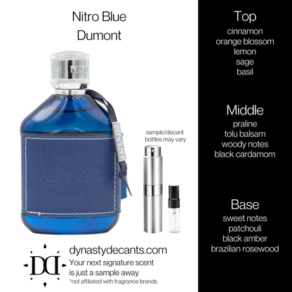 Nitro Blue by Dumont | Fragrance Sample | Decant