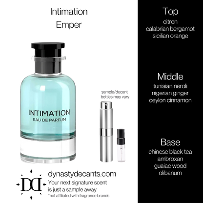 Intimation by Emper | Fragrance Sample | Decant