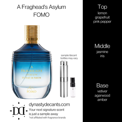 A Fraghead's Asylum by FOMO | Fragrance Sample | Decant