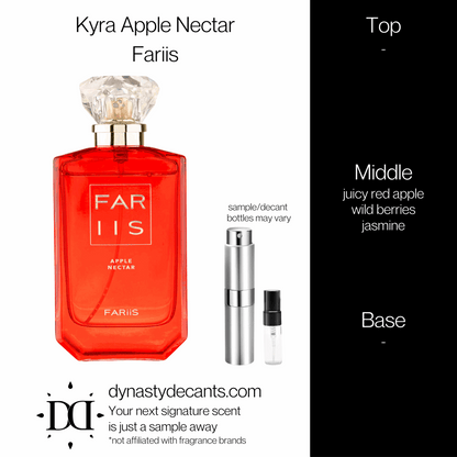 Kyra Apple Nectar by Fariis | Fragrance Sample | Decant