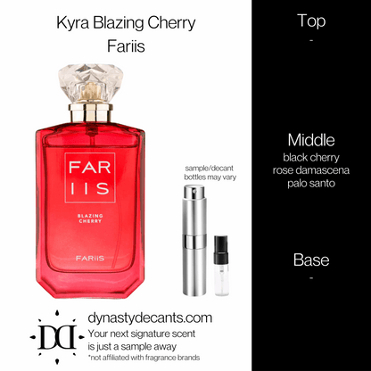 Kyra Blazing Cherry by Fariis | Fragrance Sample | Decant