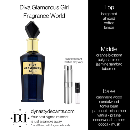 Diva Glamorous Girl by Fragrance World | Fragrance Sample | Decant