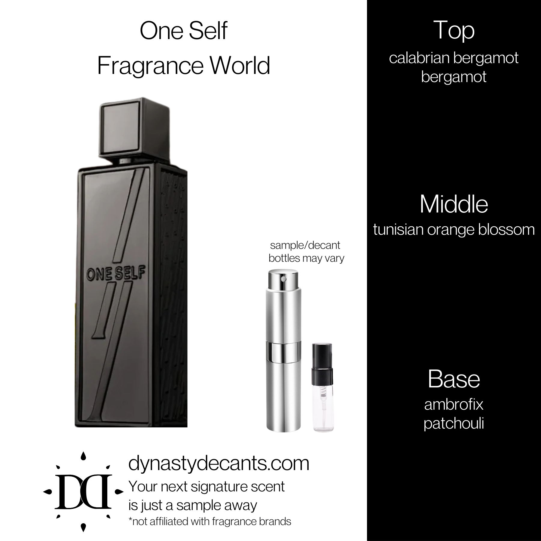 One Self by Fragrance World | Fragrance Sample | Decant