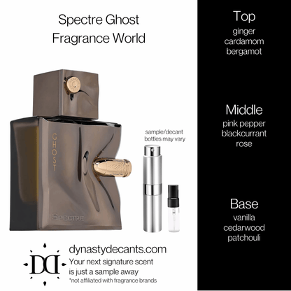 Spectre Ghost by Fragrance World | Fragrance Sample | Decant