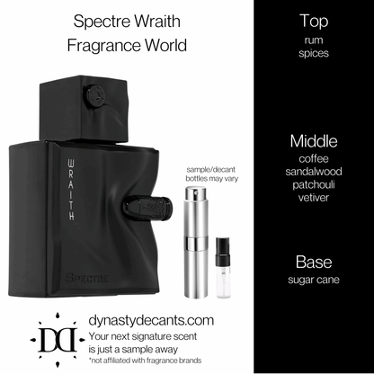 Wraith Spectre by Fragrance World | Fragrance Sample | Decant