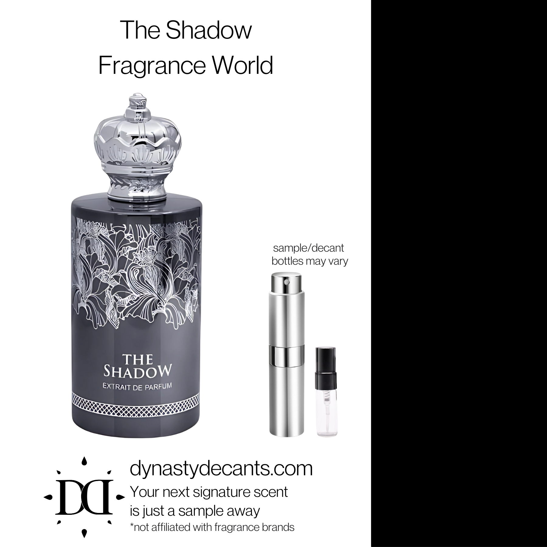 The Shadow by Fragrance World | Fragrance Sample | Decant