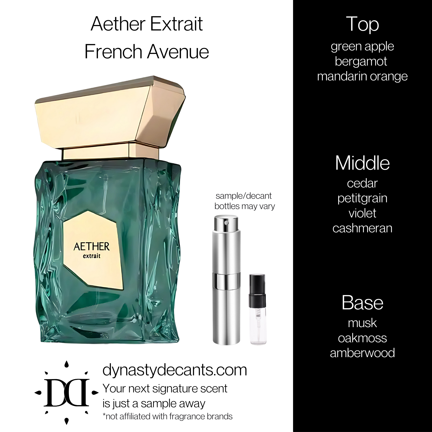 Aether by French Avenue | Fragrance Sample | Decant