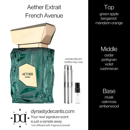 Aether by French Avenue | Fragrance Sample | Decant