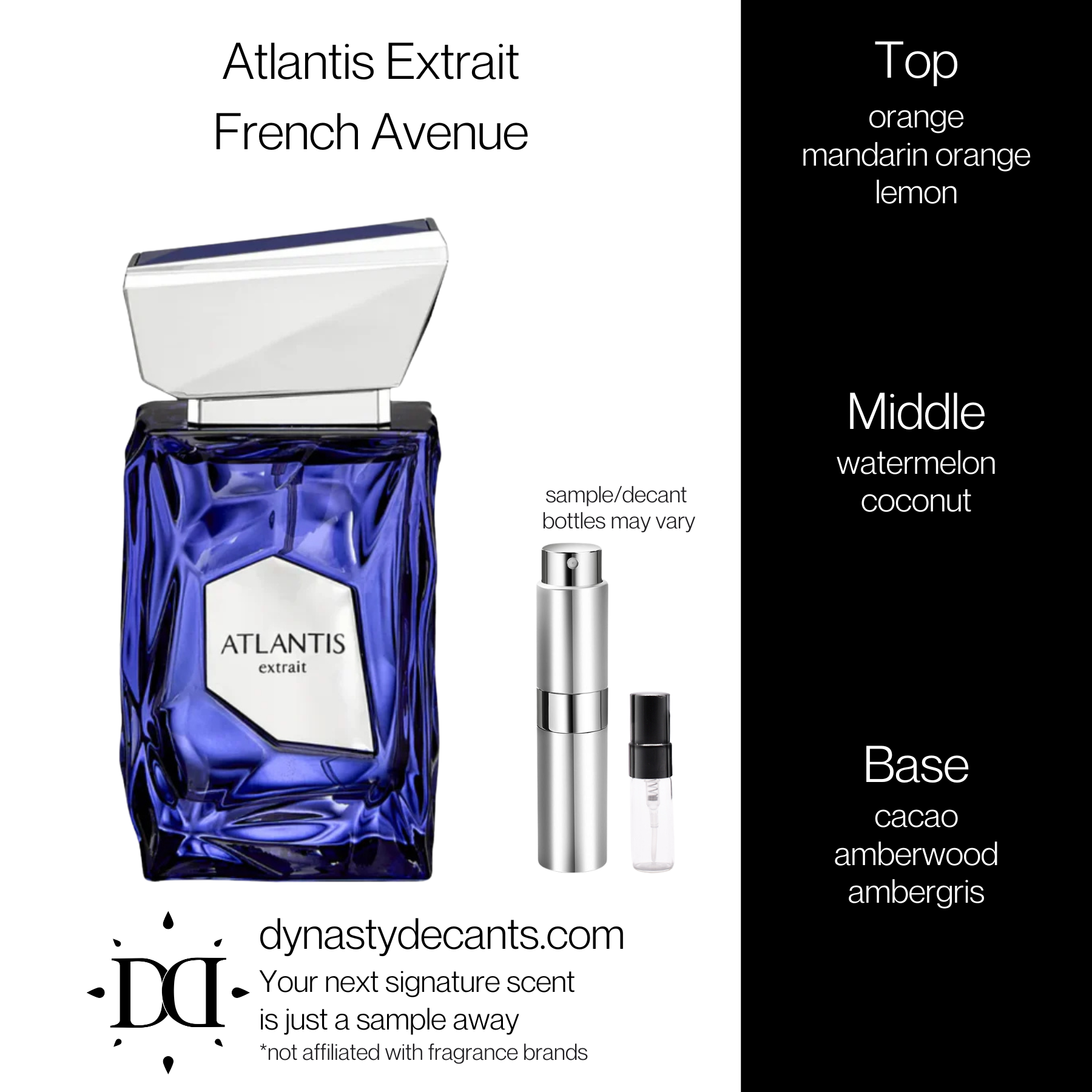 Atlantis Extrait by French Avenue | Fragrance Sample | Decant