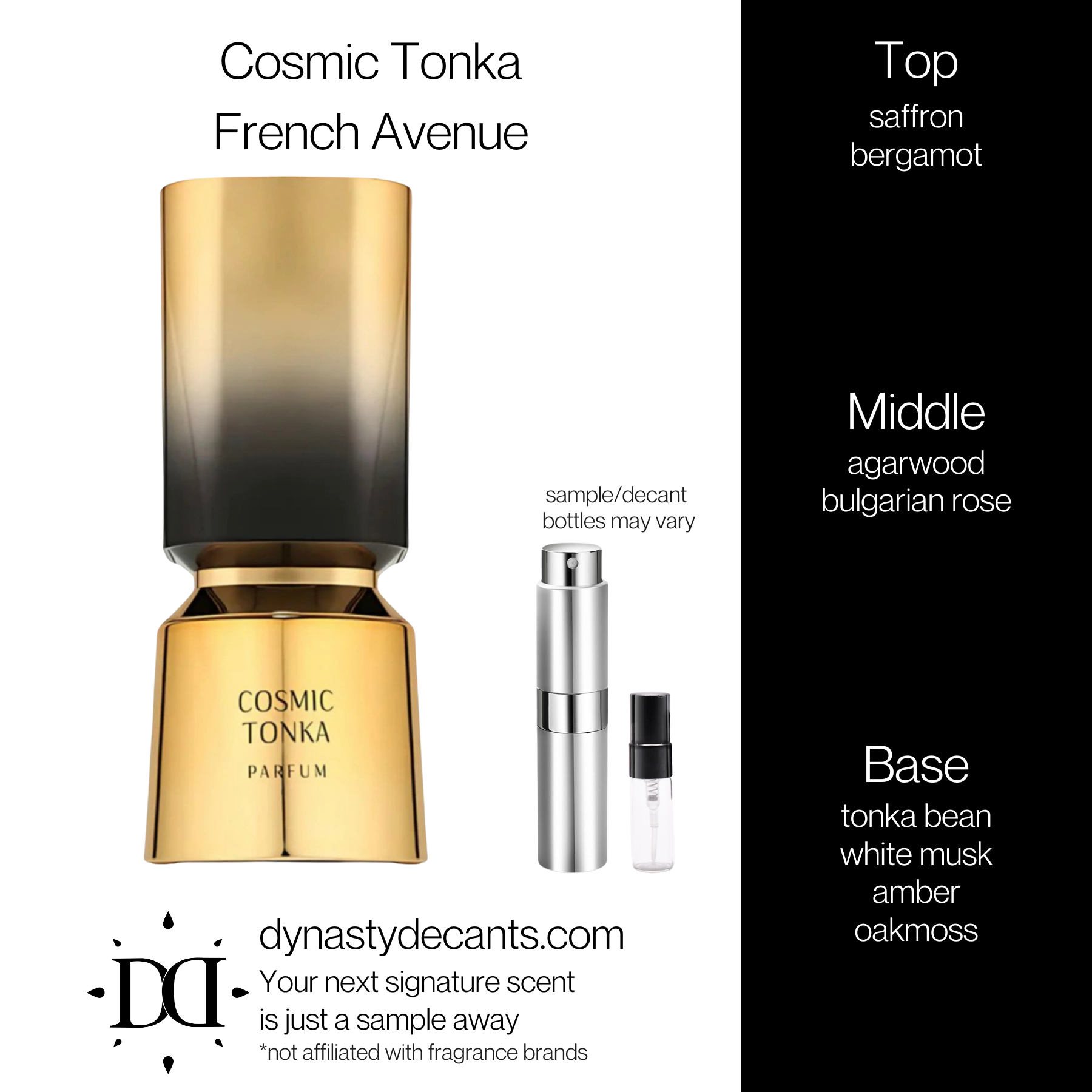 Cosmic Tonka by French Avenue | Fragrance Sample | Decant