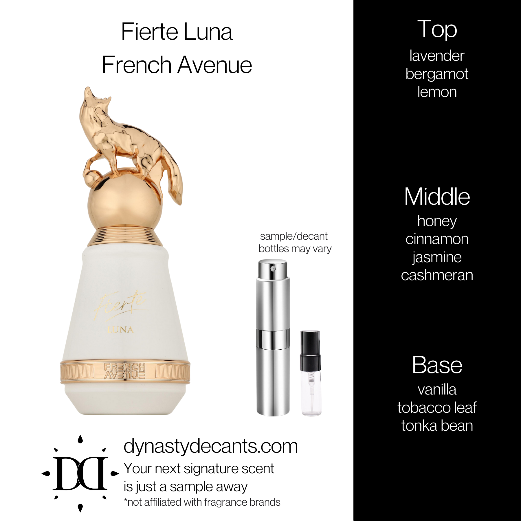 Fierte Luna by French Avenue | Fragrance Sample | Decant