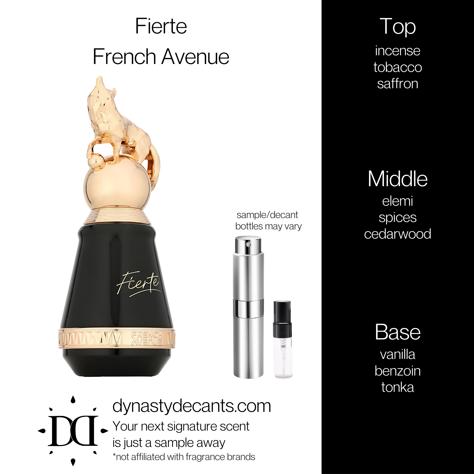 Fierte by French Avenue | Fragrance Sample | Decant