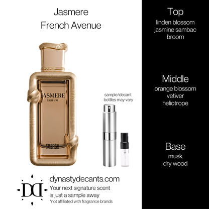 Jasmere by French Avenue | Fragrance Sample | Decant