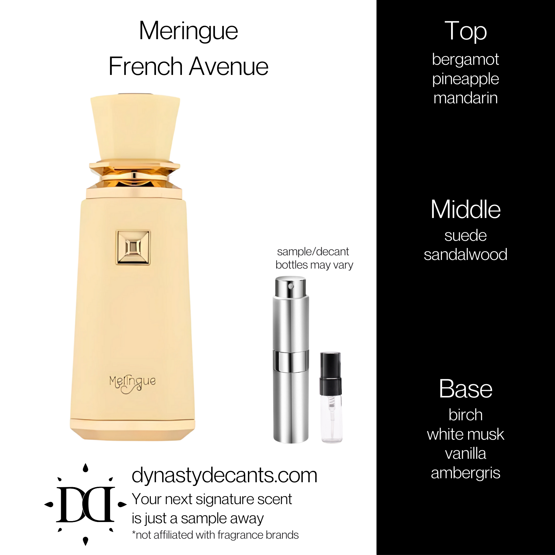 Meringue by French Avenue | Fragrance Sample | Decant