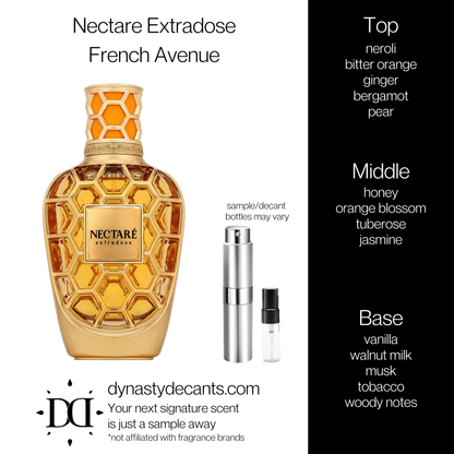Nectare Extradose by French Avenue | Fragrance Sample | Decant