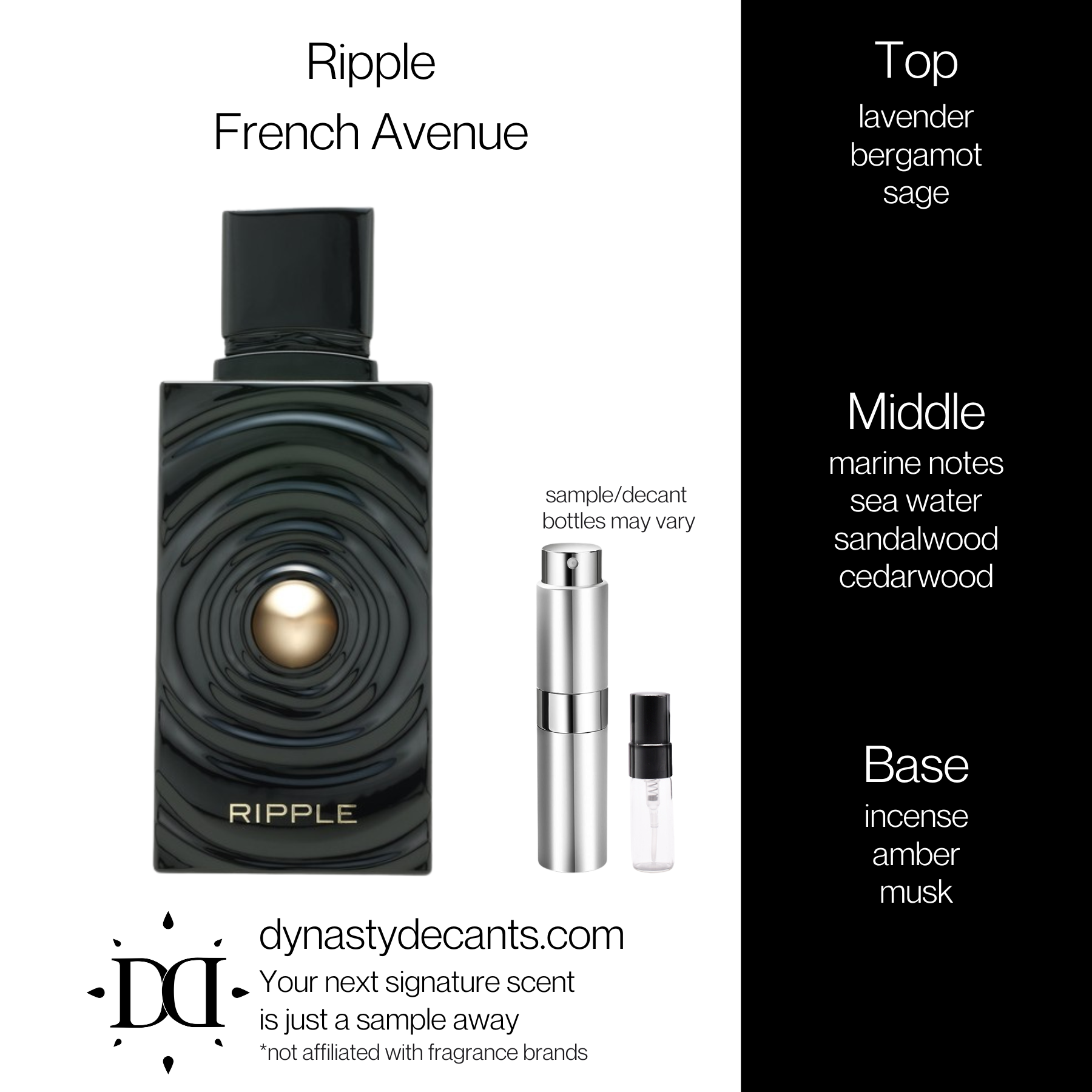Ripple by French Avenue | Fragrance Sample | Decant