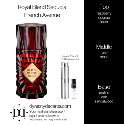 Royal Blend Sequoia by French Avenue | Fragrance Sample | Decant