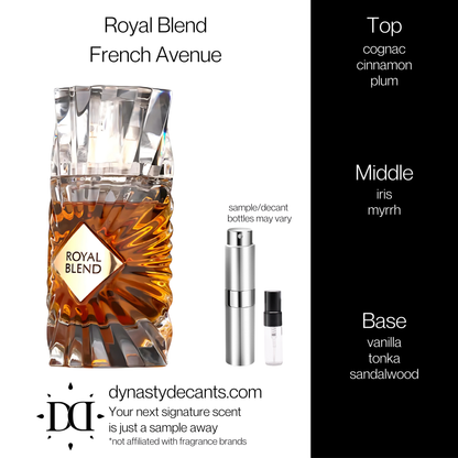 Royal Blend by French Avenue | Fragrance Sample | Decant