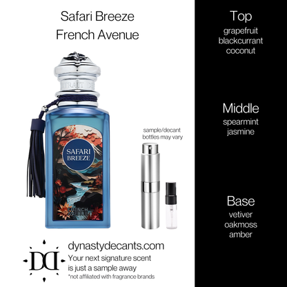 Safari Breeze by French Avenue | Fragrance Sample | Decant