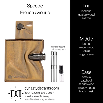 Spectre by French Avenue | Fragrance Sample | Decant