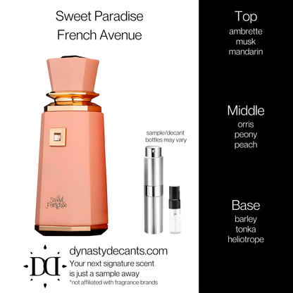 Sweet Paraside by French Avenue | Fragrance Sample | Decant