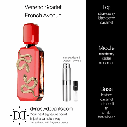 Veneno Scarlet by French Avenue | Fragrance Sample | Decant