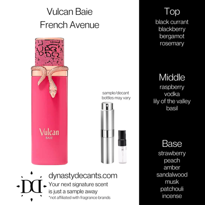 Vulcan Baie by French Avenue | Fragrance Sample | Decant