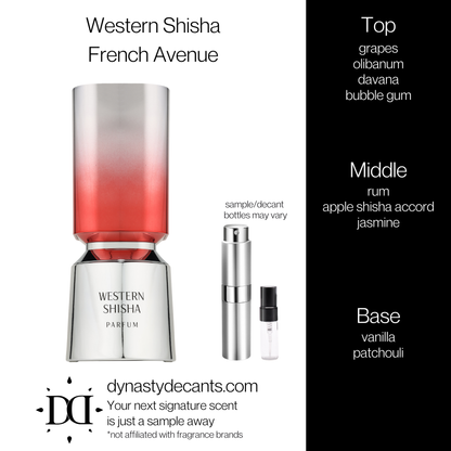 Western Shisha by French Avenue | Fragrance Sample | Decant