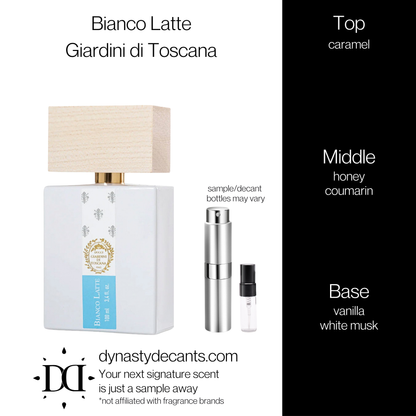 Bianco Latte by Giardini di Toscana | Fragrance Sample | Decant