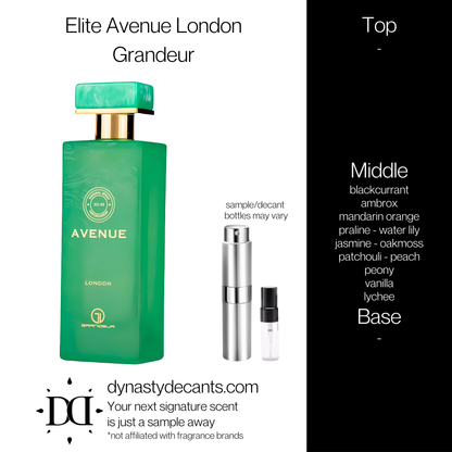 Elite Avenue London by Grandeur | Fragrance Sample | Decant
