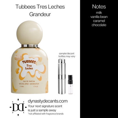 Tubbees Tres Leches by Grandeur | Fragrance Sample | Decant