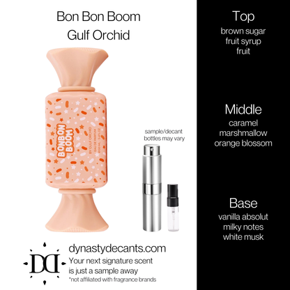 Bon Bon Boom by Gulf Orchid | Fragrance Sample | Decant