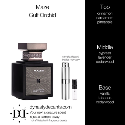 Maze by Gulf Orchid | Fragrance Sample | Decant