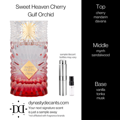 Sweet Heaven Cherry by Gulf Orchid | Fragrance Sample | Decant