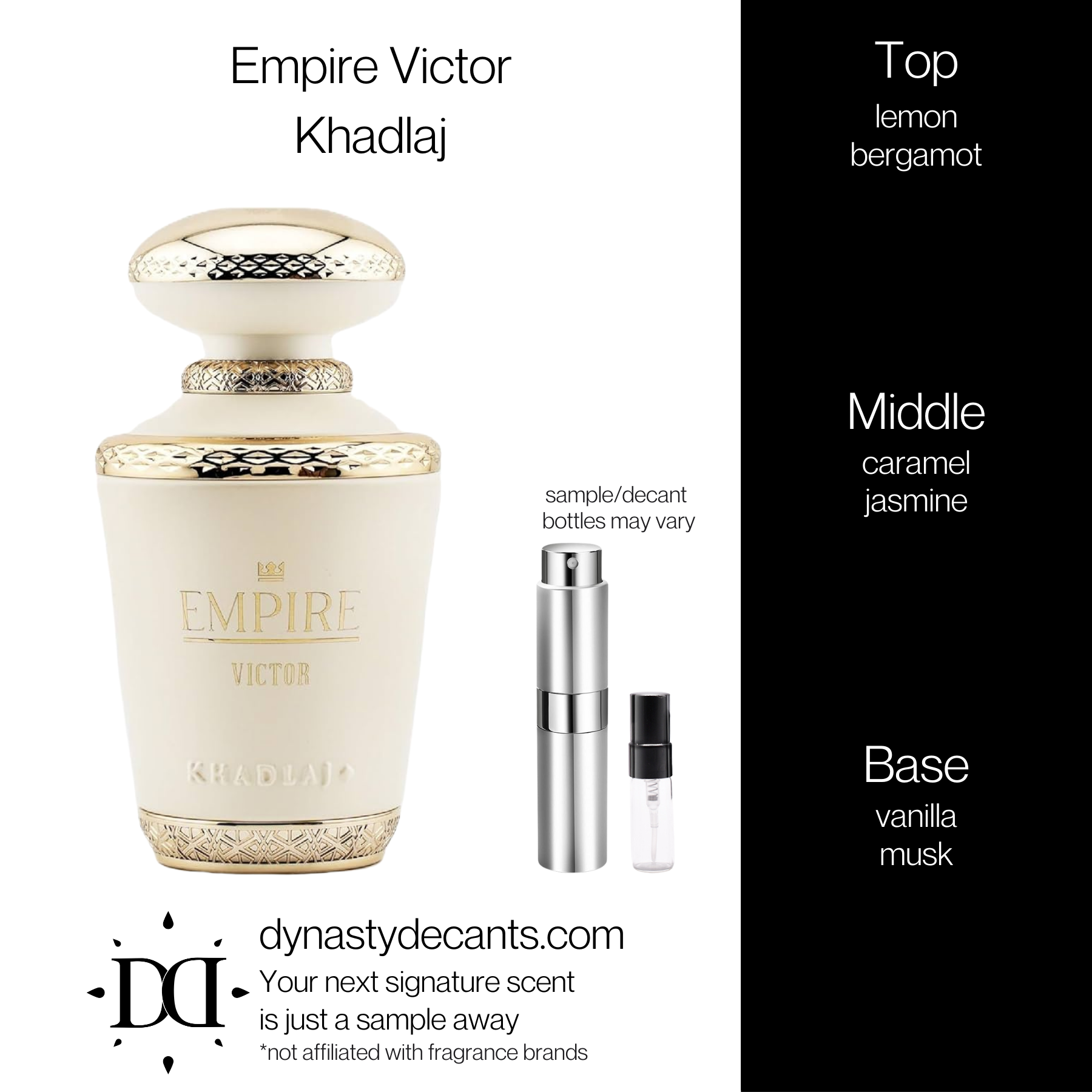 Empire Victor by Khadlaj | Fragrance Sample | Decant