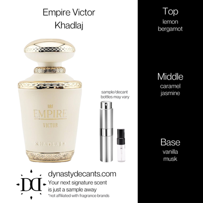 Empire Victor by Khadlaj | Fragrance Sample | Decant