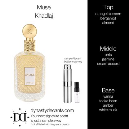 Muse by Khadlaj | Fragrance Sample | Decant