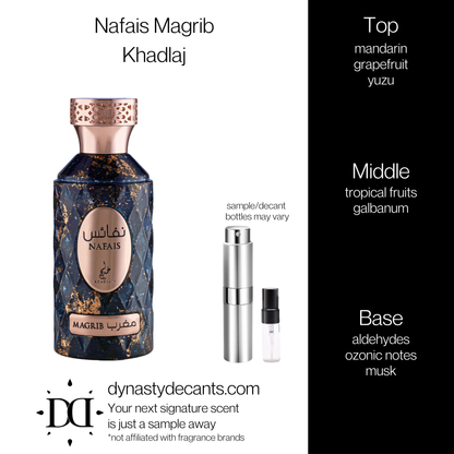 Nafais Magrib by Khadlaj | Fragrance Sample | Decant