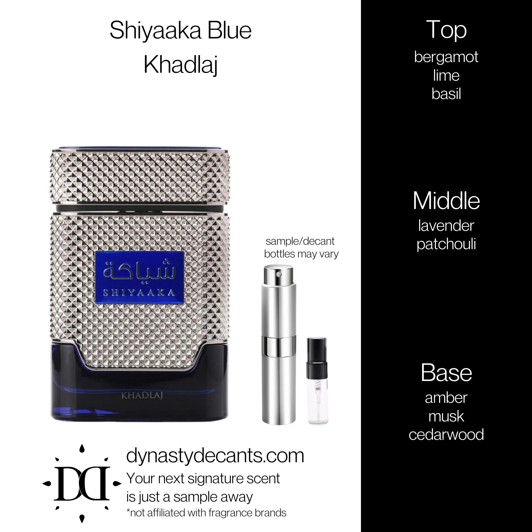 Shiyaaka Blue by Khadlaj | Fragrance Sample | Decant