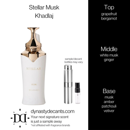 Stellar Musk by Khadlaj | Fragrance Sample | Decant