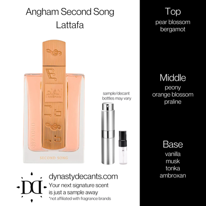 Angham Second Song by Lattafa | Fragrance Sample | Decant