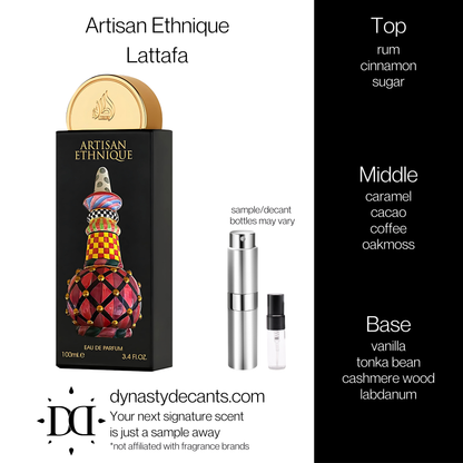 Artisan Ethnique by Lattafa | Fragrance Sample | Decant