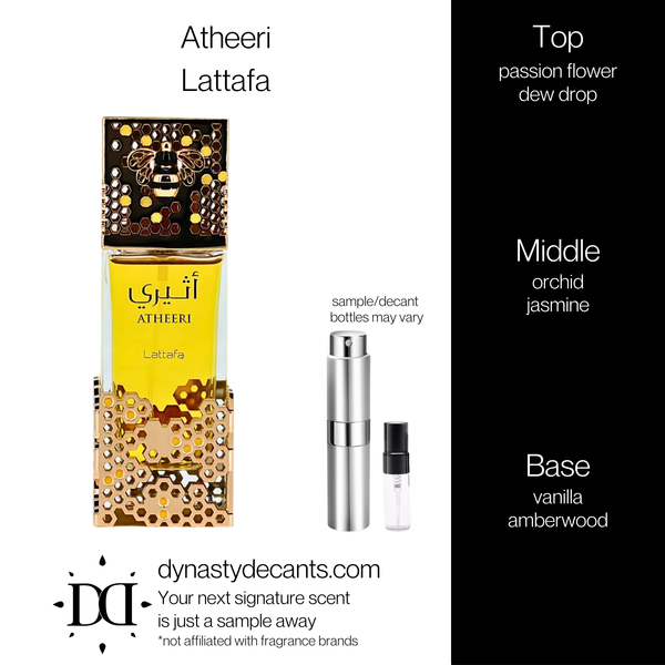 Atheeri by Lattafa | Fragrance Sample | Decant