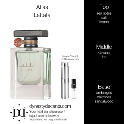 Atlas by Lattafa | Fragrance Sample | Decant