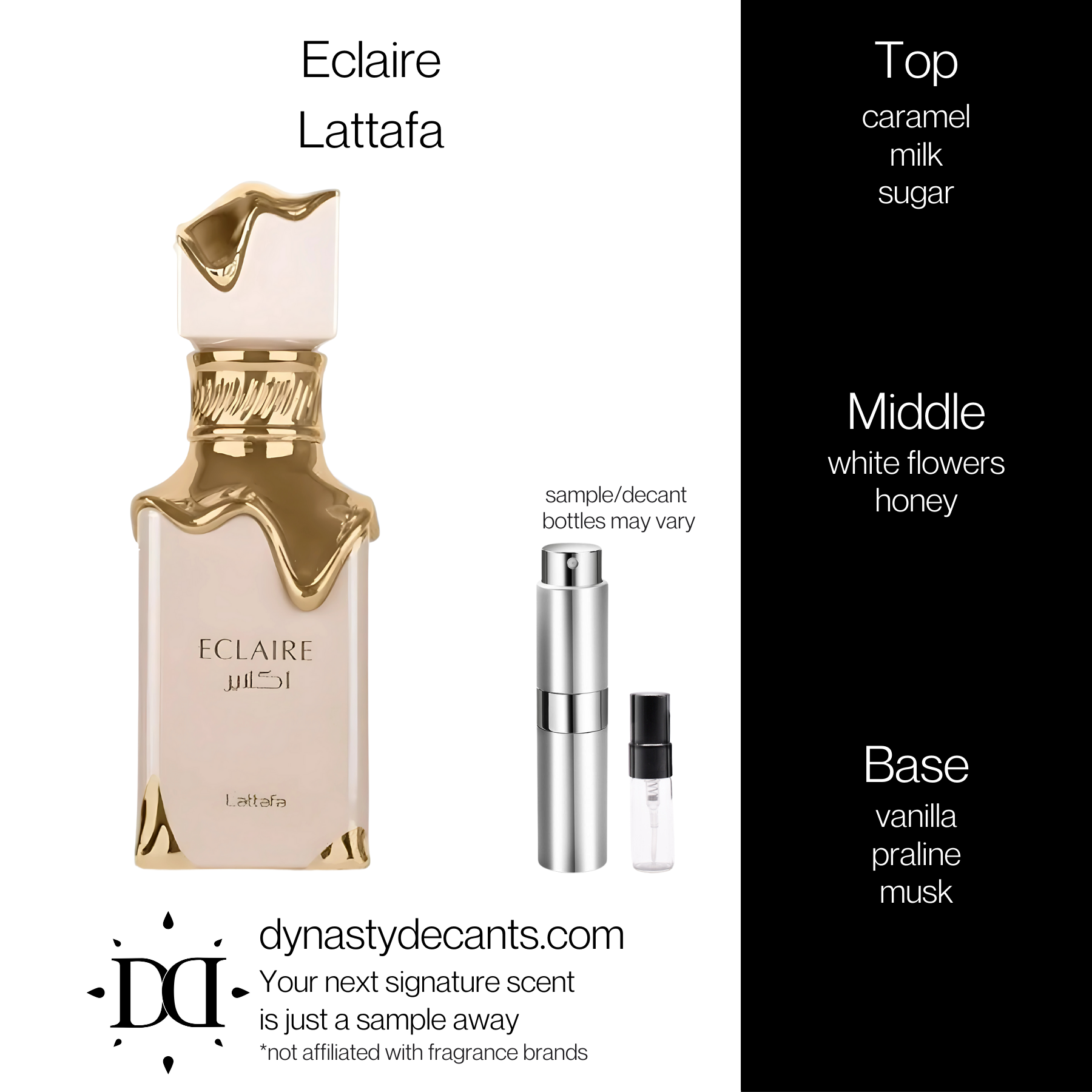 Eclaire by Lattafa | Fragrance Sample | Decant